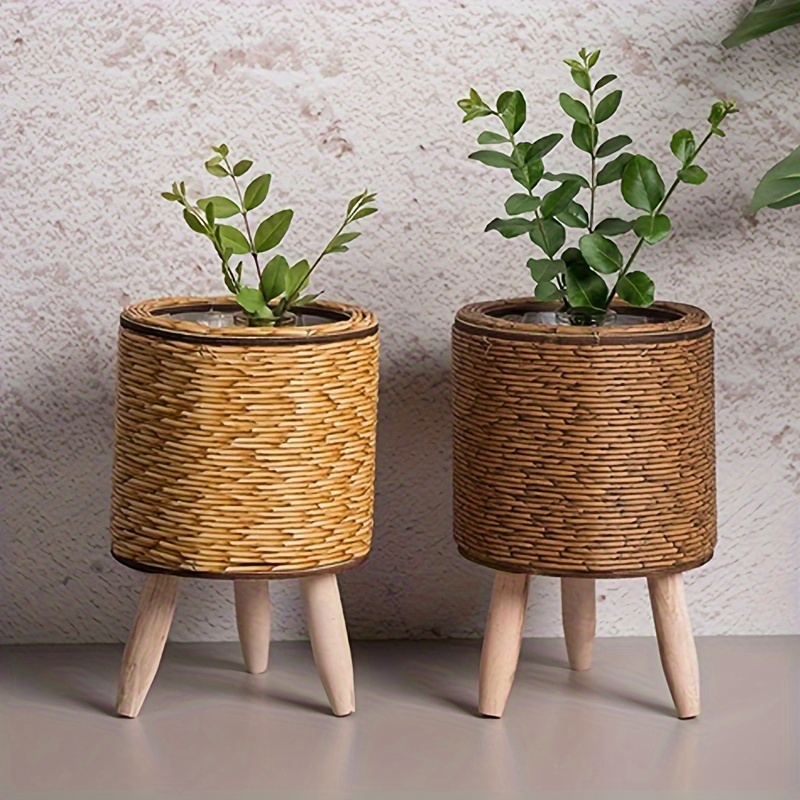 Charming Rustic Rattan Planter - Aloe Vera Pot recensione e prezzo