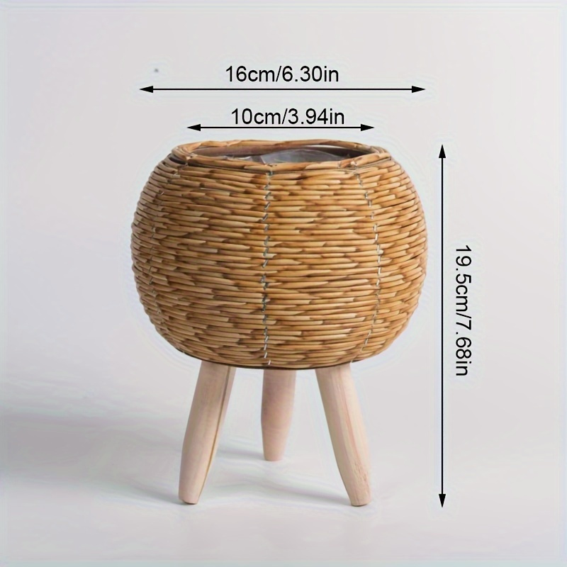 Charming Rustic Rattan Planter - Aloe Vera Pot recensione e prezzo
