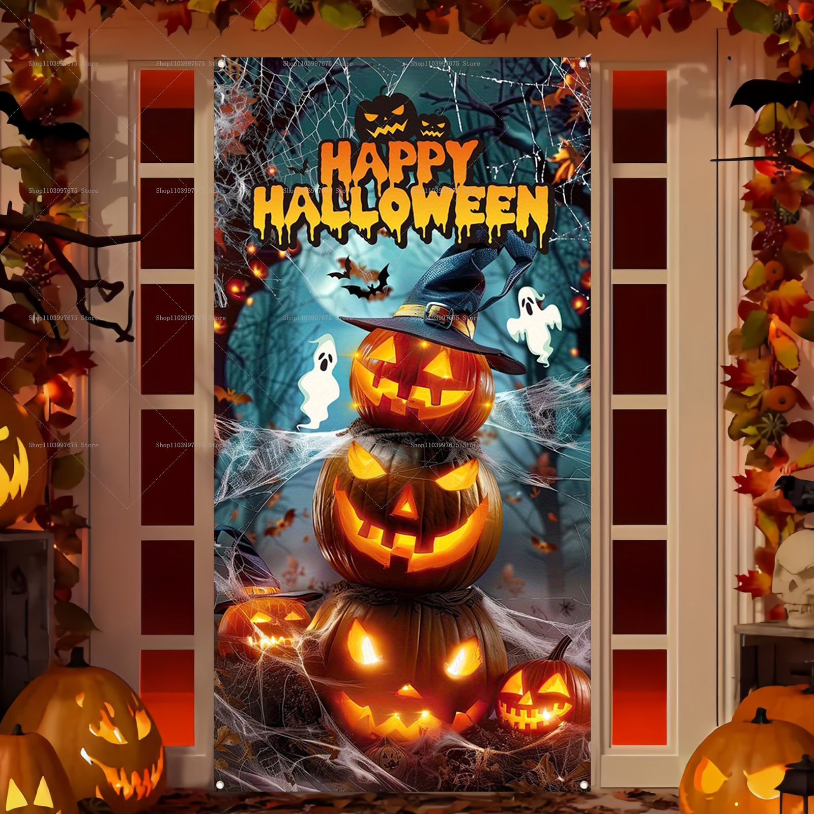 Happy Halloween Door Banner Ev - Spider Plant Hanging recensione e prezzo