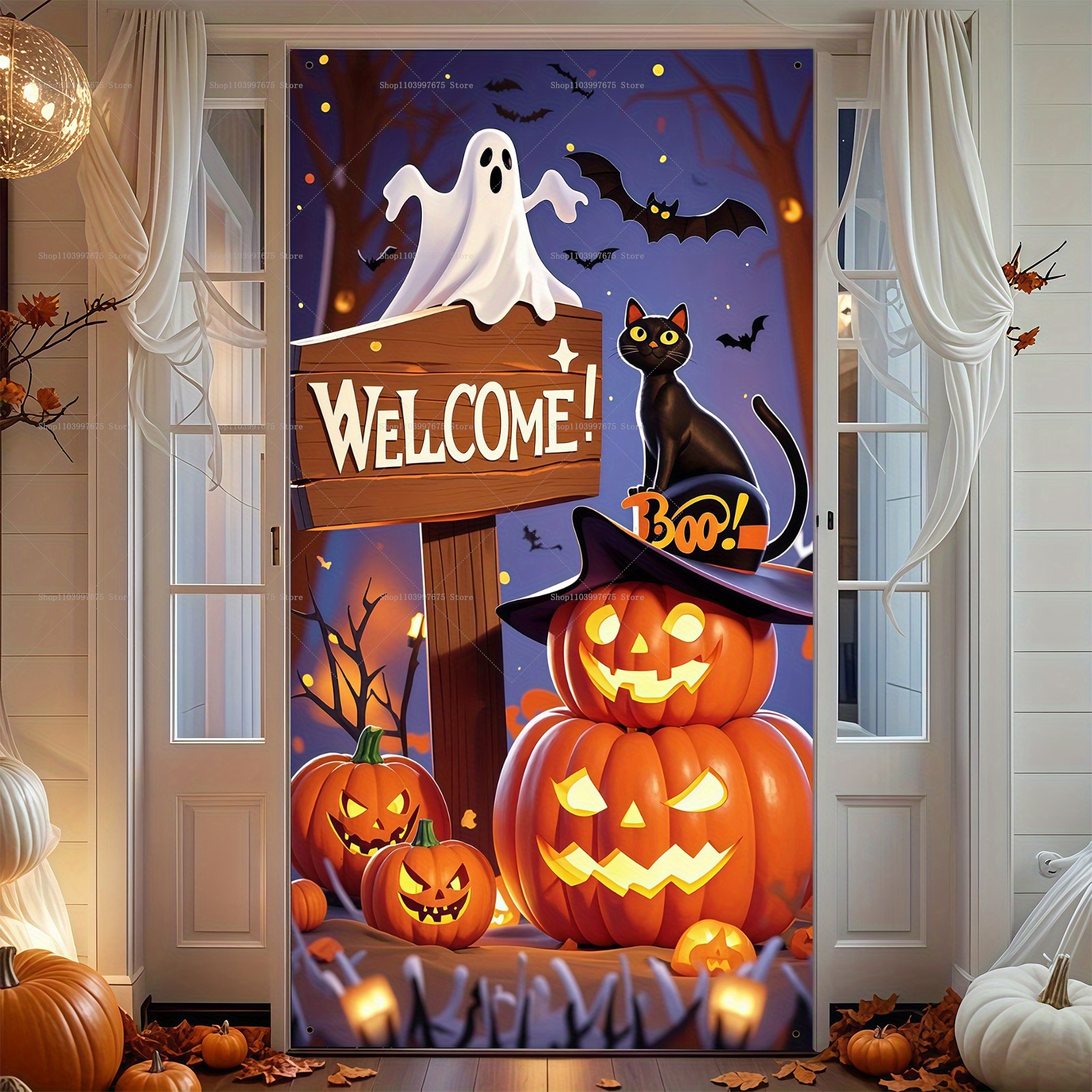 Happy Halloween Door Banner Ev - Spider Plant Hanging recensione e prezzo