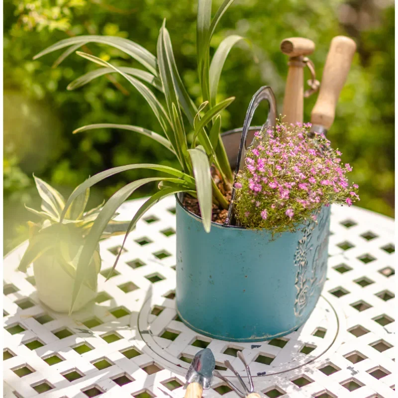 Blue Hanging Wall Planter Aged - Spider Plant Hanging recensione e prezzo